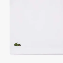 T-Shirts And Vests*Lacoste Print Cotton T-Shirt in White
