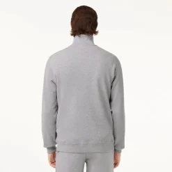Sweatshirts*Lacoste Quarter Zip Fleece in Grey