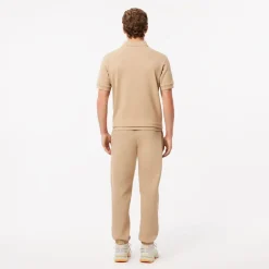 Trousers*Lacoste Regular Fit Piqué Sweatpants in Beige