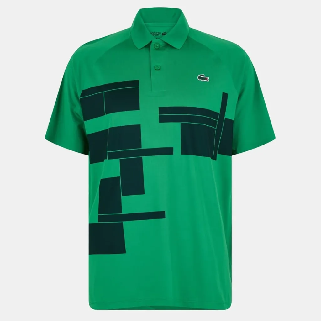 Polo Shirts*Lacoste Regular Fit Raglan Sleeve Polo Shirt in Green