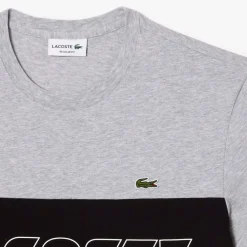 T-Shirts And Vests*Lacoste Regular-Fit Colour Block Print T-Shirt in Multi colour