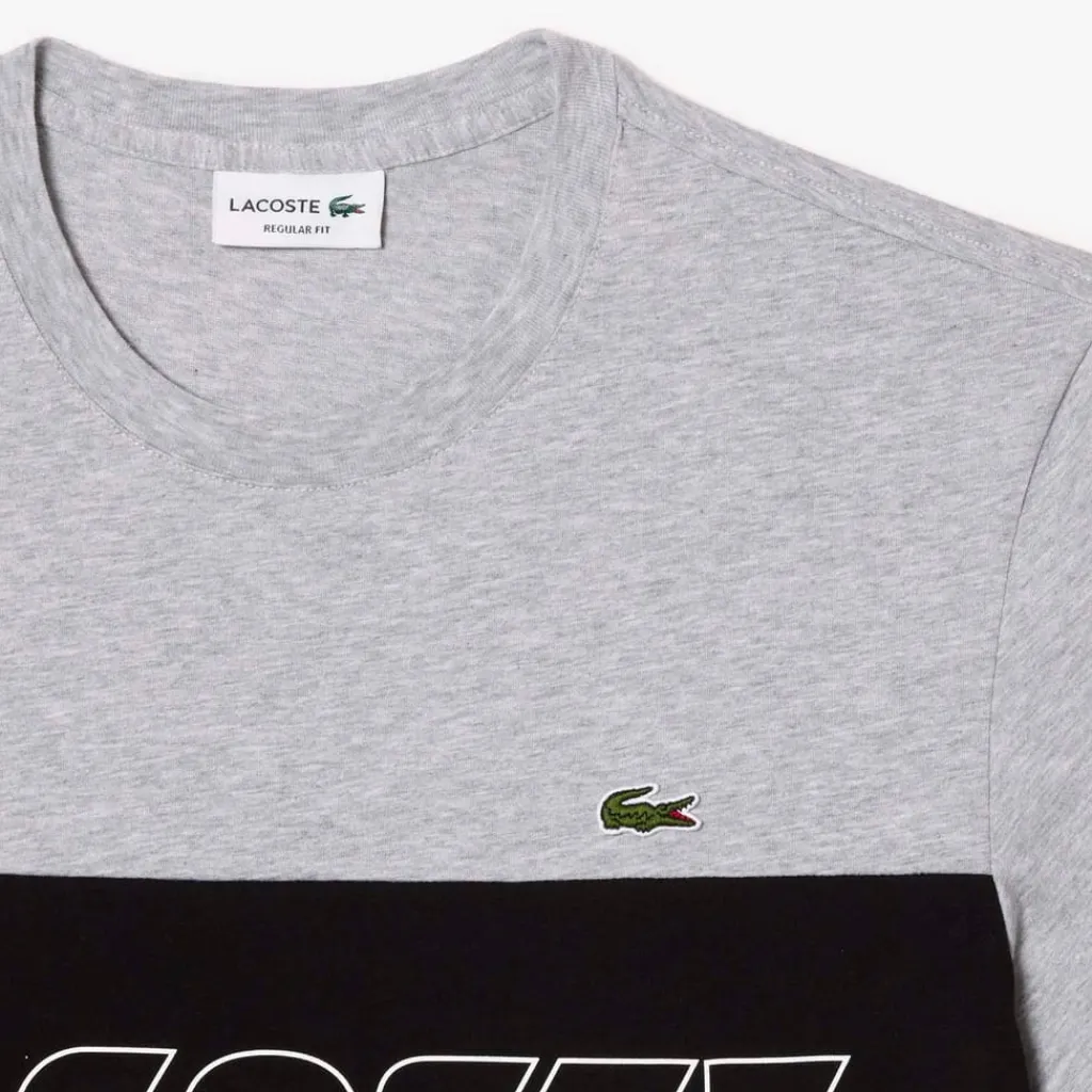 T-Shirts And Vests*Lacoste Regular-Fit Colour Block Print T-Shirt in Multi colour
