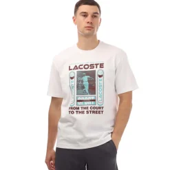T-Shirts And Vests*Lacoste Relaxed Fit René Print T-Shirt in White