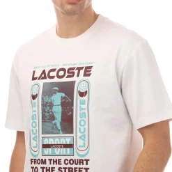 T-Shirts And Vests*Lacoste Relaxed Fit René Print T-Shirt in White