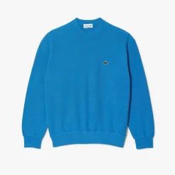 Sweatshirts*Lacoste Round Neck Organic Cotton Sweatshirt in Multi colour
