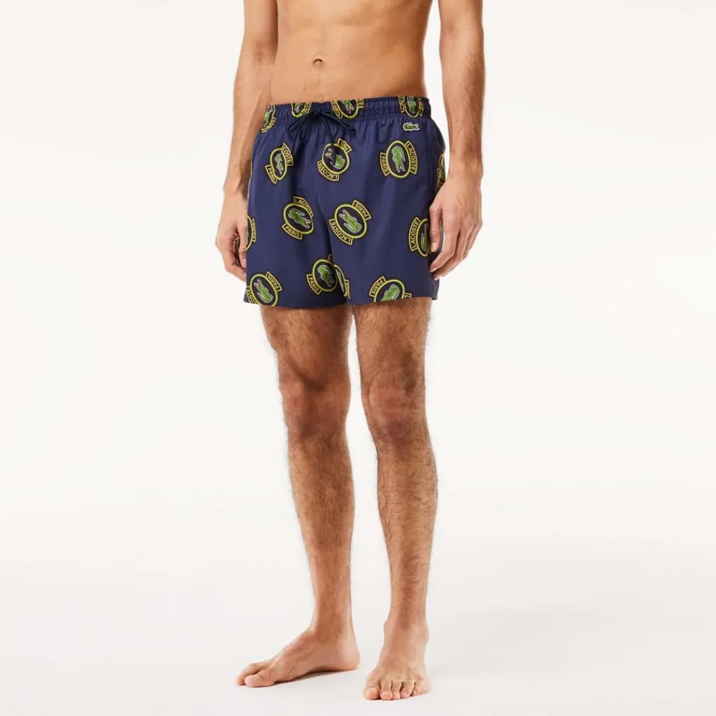 Shorts*Lacoste Short Printed Swim Trunks in Multi colour