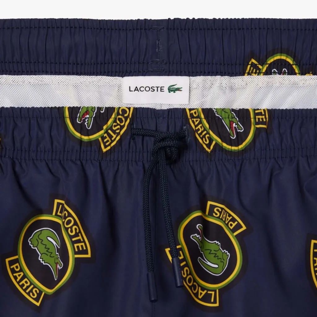 Shorts*Lacoste Short Printed Swim Trunks in Multi colour