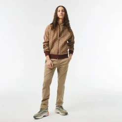 Polo Shirts*Lacoste Slim Fit L.12.12 Piqué Polo Shirt in Brown