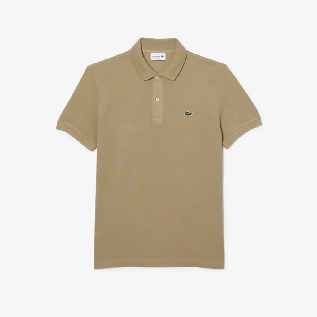Polo Shirts*Lacoste Slim Fit L.12.12 Piqué Polo Shirt in Brown
