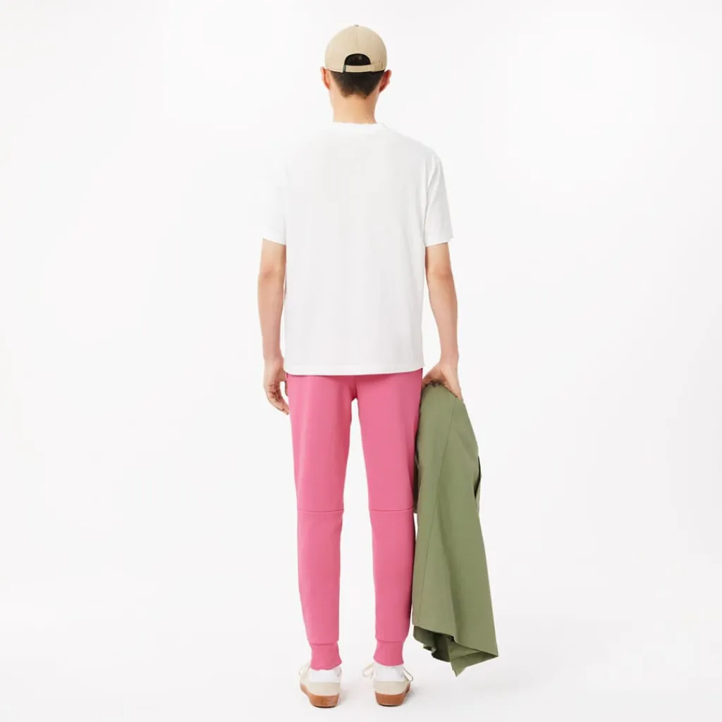 Trousers*Lacoste Slim Fit Organic Cotton Joggers in Pink