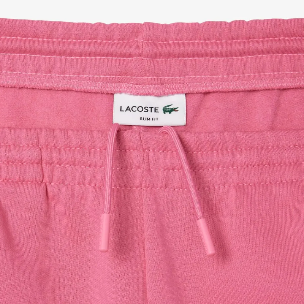 Trousers*Lacoste Slim Fit Organic Cotton Joggers in Pink