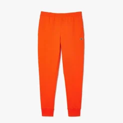 Trousers*Lacoste Slim Fit Organic Cotton Joggers in Orange