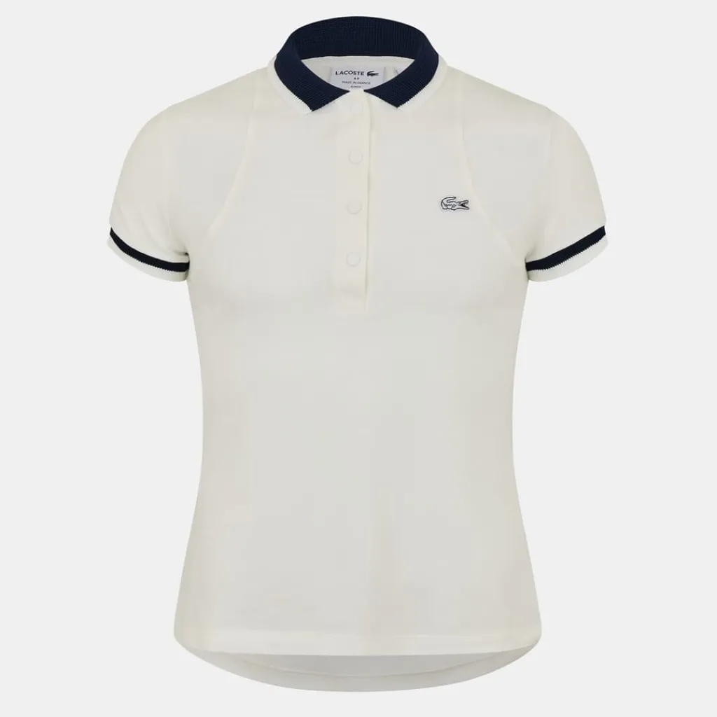 Polo Shirts*Lacoste Slim Fit Short Sleeve Polo Shirt in Cream