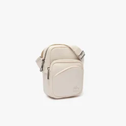 Bags*Lacoste Small Angy Shoulder Bag in White