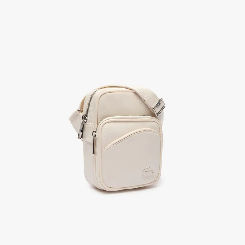 Bags*Lacoste Small Angy Shoulder Bag in White
