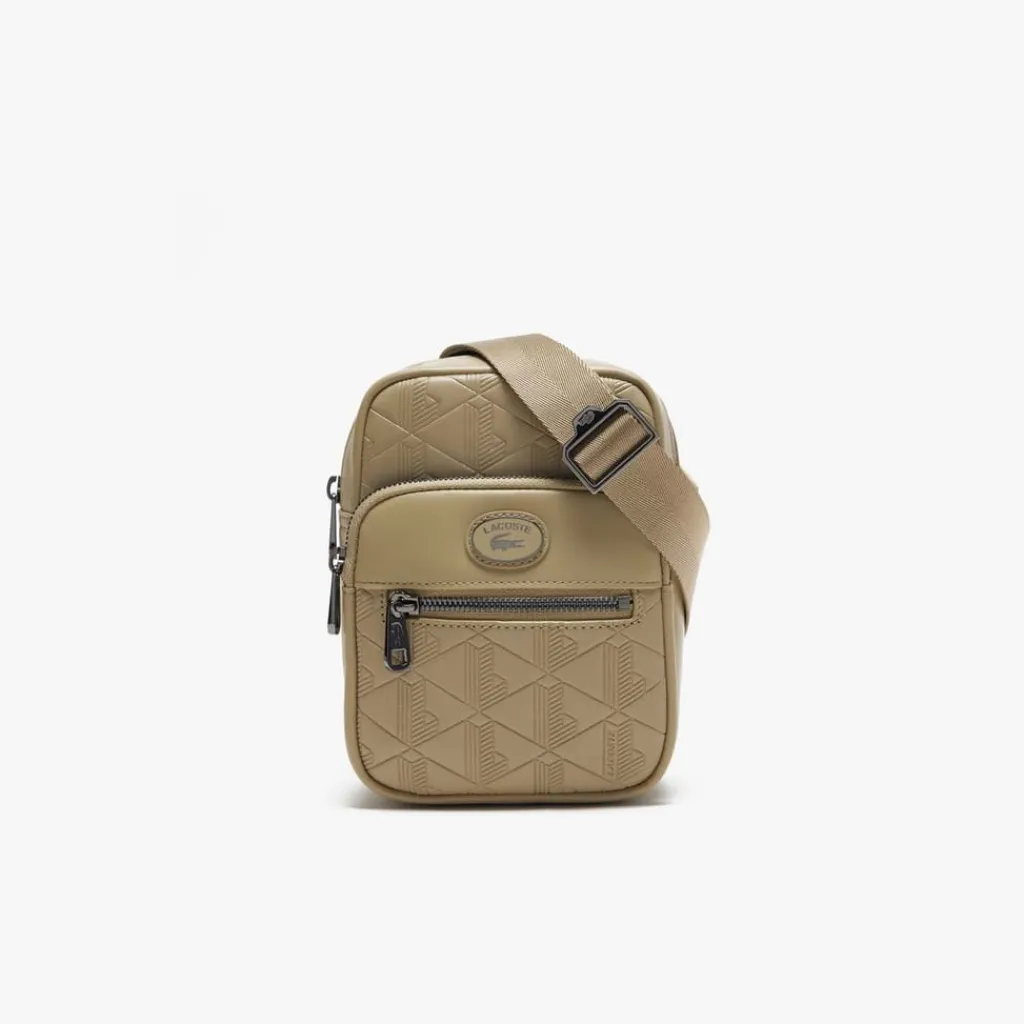 Bags*Lacoste Small Nomogramme Satchel in Beige