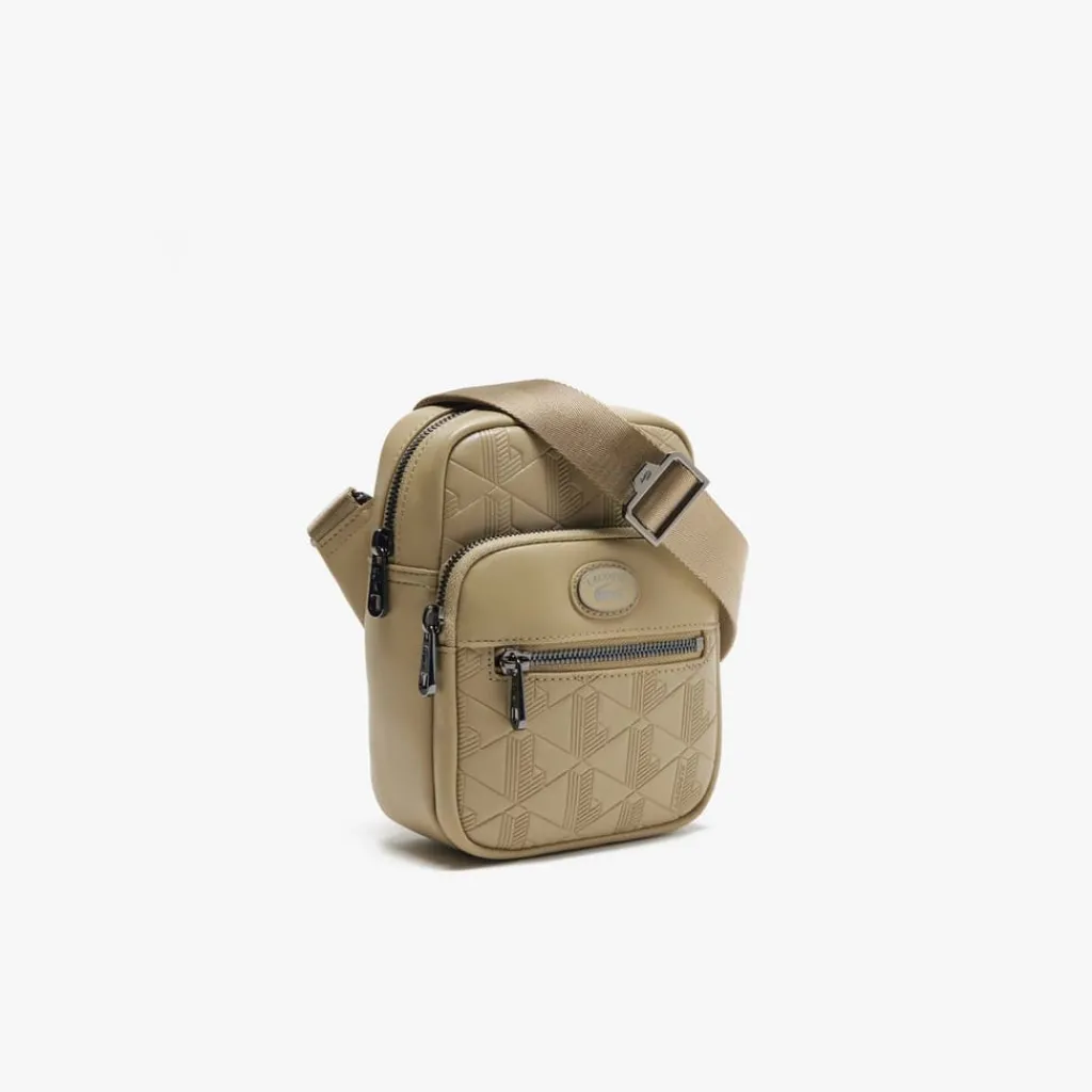 Bags*Lacoste Small Nomogramme Satchel in Beige