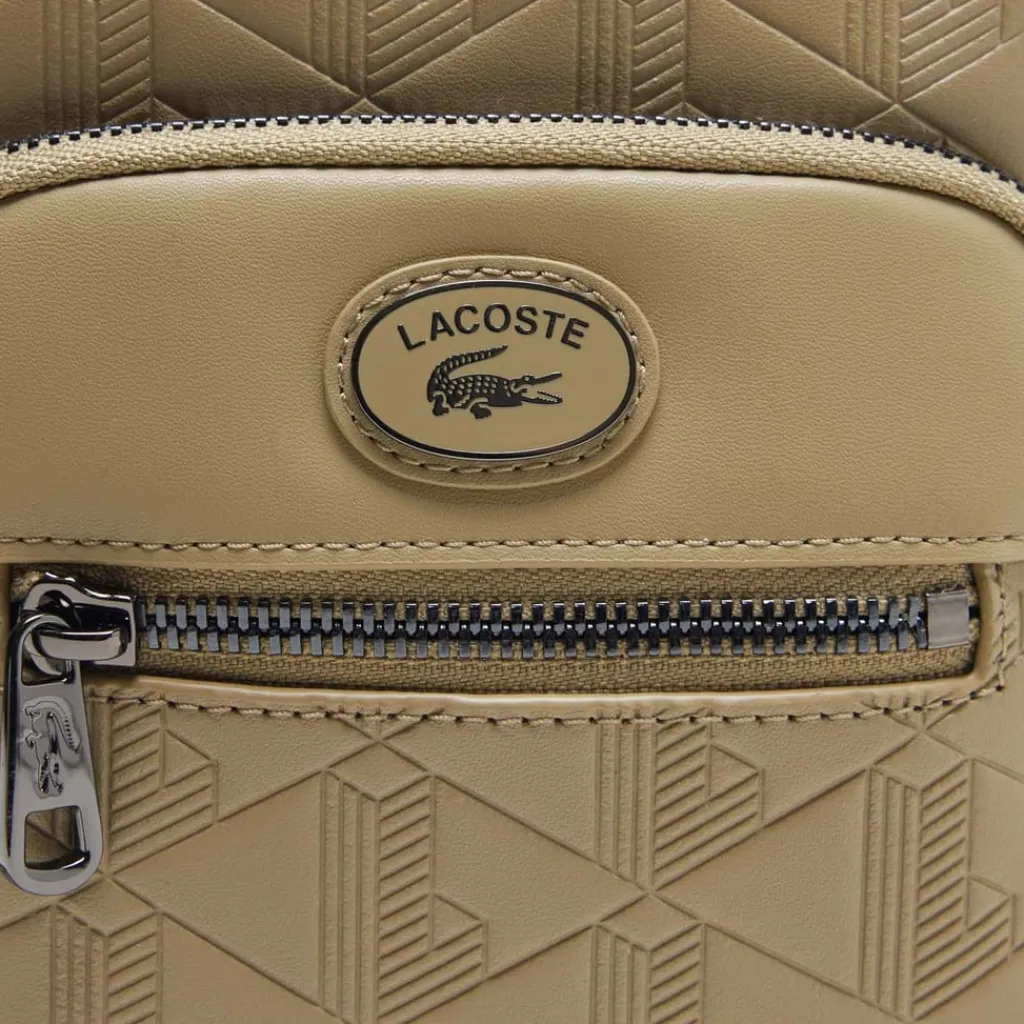 Bags*Lacoste Small Nomogramme Satchel in Beige