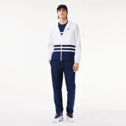 Tracksuits*Lacoste Sport Hooded Long Sleeve Tracksuit in White