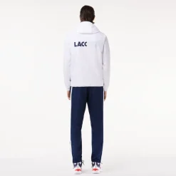 Tracksuits*Lacoste Sport Hooded Long Sleeve Tracksuit in White