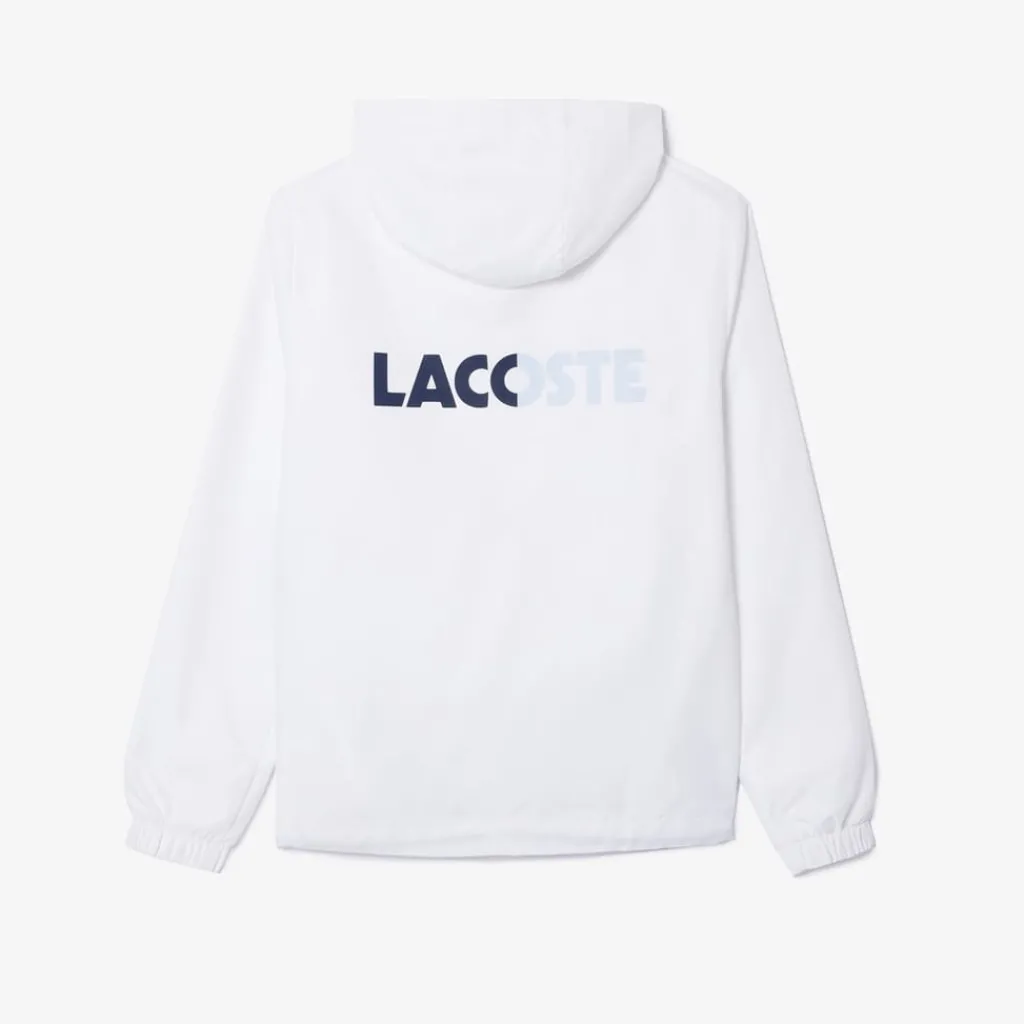 Tracksuits*Lacoste Sport Hooded Long Sleeve Tracksuit in White
