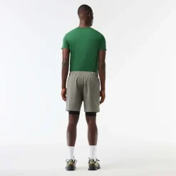 Fitness And Gym Shorts*Lacoste Sport Lined Ultra Dry Sport Shorts in Grey