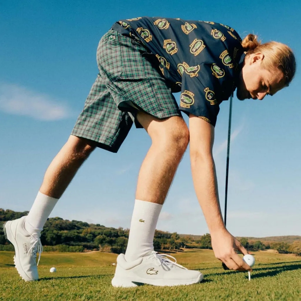 Shorts*Lacoste Sport Relaxed-Fit Ultra Dry Bermuda Golf Shorts in Multi colour