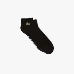 Underwear And Socks*Lacoste Sport Short Cotton Sports Socks in Black
