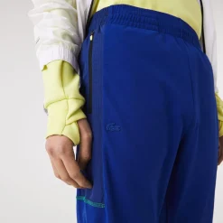 Trousers*Lacoste Sport Zip Pockets Tapered Tracksuit Bottoms in Multi colour
