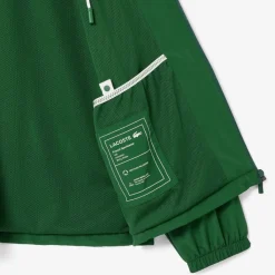 Coats And Jackets*Lacoste Sportsuit Jacket with Removeable Hood in Green