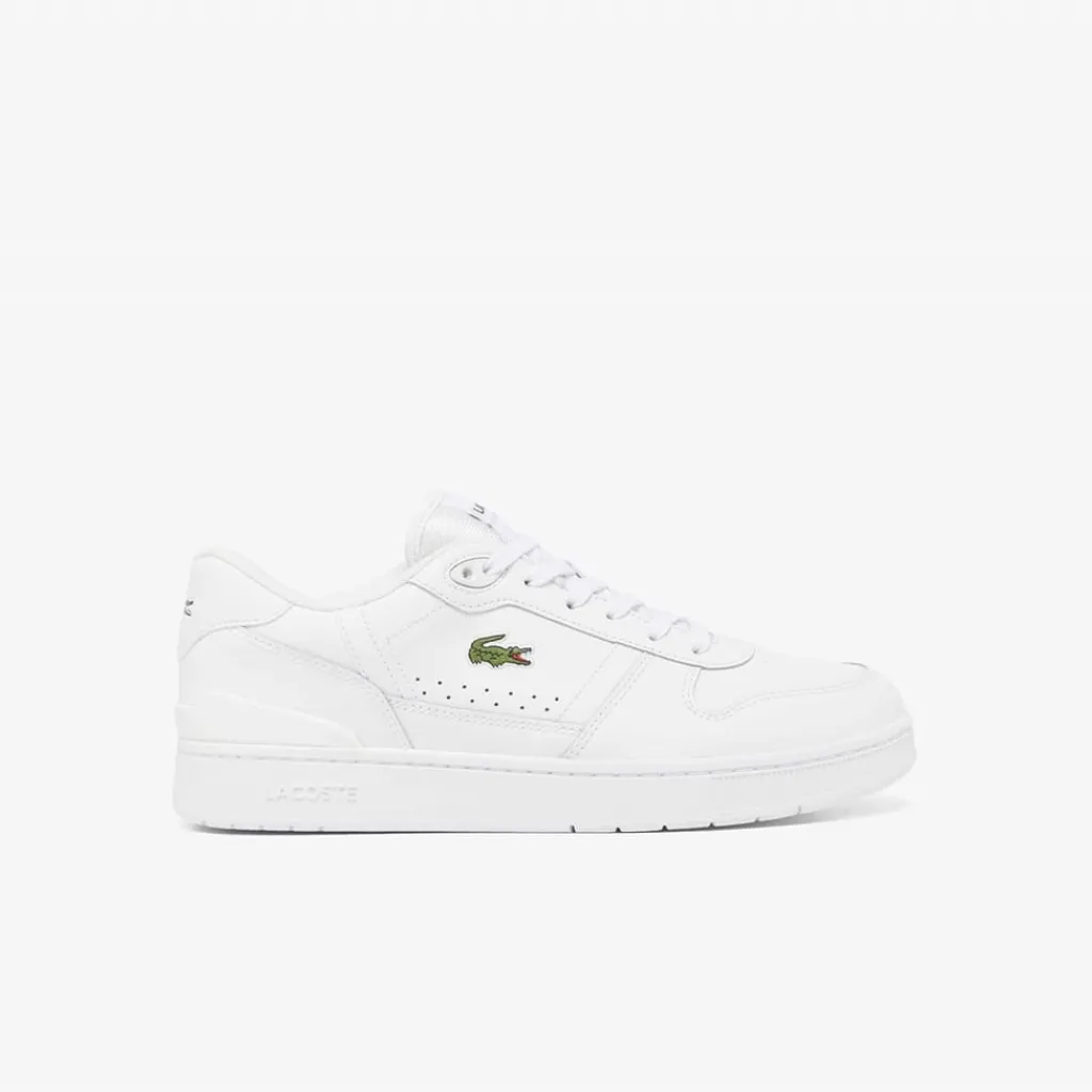 Trainers*Lacoste T Clip Low Top Crocodile Print Sneakers in White