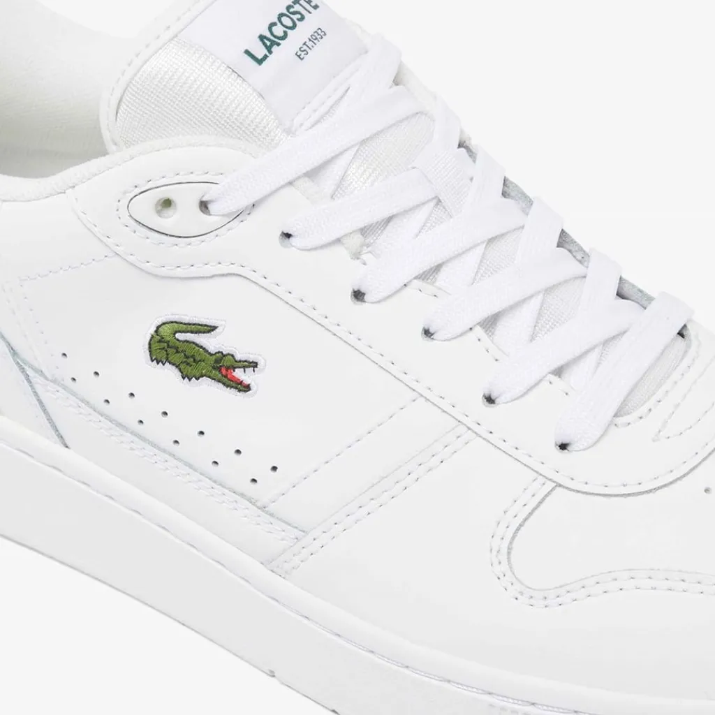 Trainers*Lacoste T Clip Low Top Crocodile Print Sneakers in White