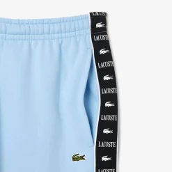 Trousers*Lacoste Tapered Leg Sweatpants in Light Blue