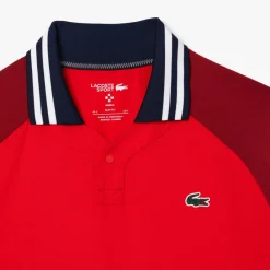 Polo Shirts*Lacoste Tennis X Daniil Medvedev Slim-Fit Polo Shirt in Red