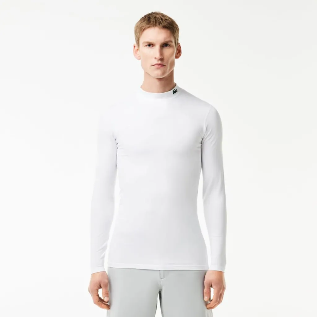 T-Shirts And Vests*Lacoste Ultra Dry Long Sleeved Sport T-Shirt in White