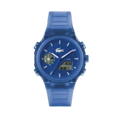 Jewellery-Watches*Lacoste Watches Mens Lc33 Silicone Strap Watch in Blue