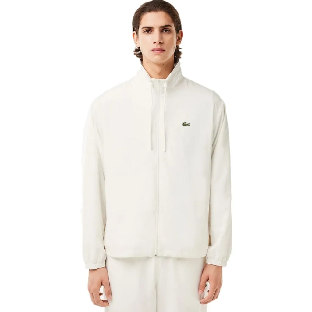 Tracksuits*Lacoste Zip Through Jacket in Cream