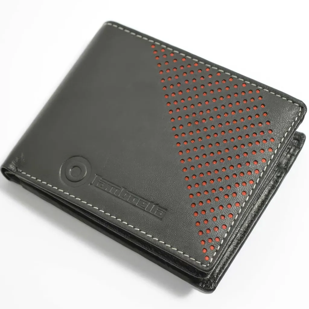 Wallets*Lambretta Billfold Wallet with Logo in Black