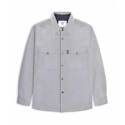Coats And Jackets*Lambretta Twill Overshirt in Black