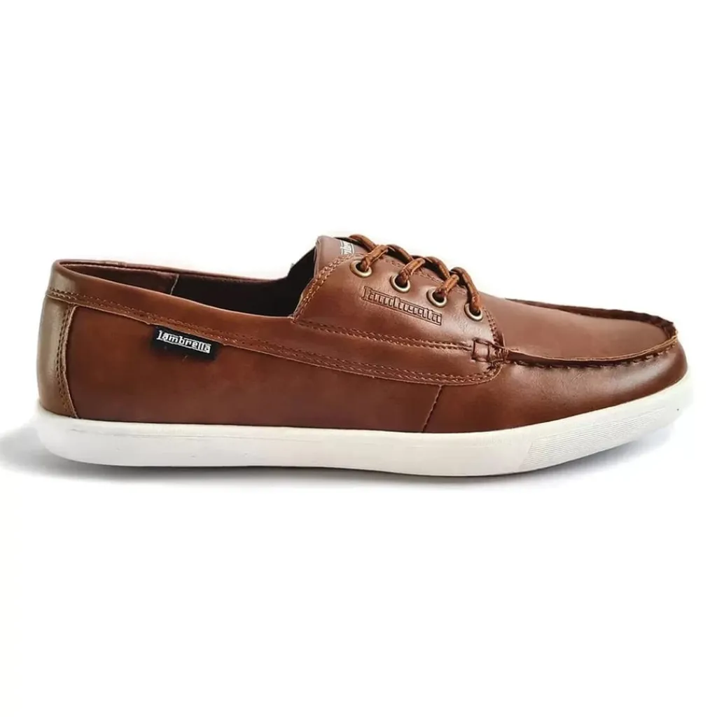 Shoes*Lambretta Vulkn Boat in Brown