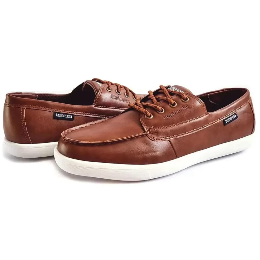 Shoes*Lambretta Vulkn Boat in Brown