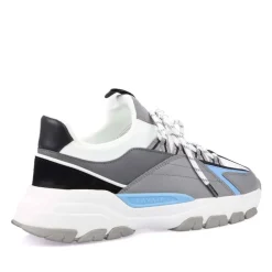 Footwear|Trainers*Lavair Creator Evo Trainers in White blue