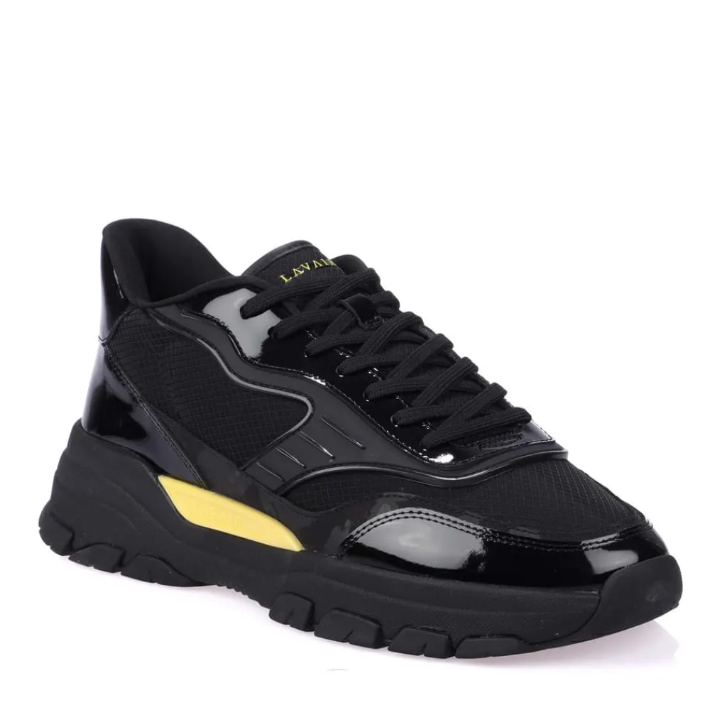 Trainers|Footwear*Lavair Pacific 2.0 Trainers in Black yellow