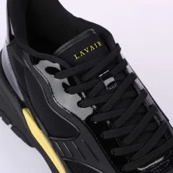 Trainers|Footwear*Lavair Pacific 2.0 Trainers in Black yellow