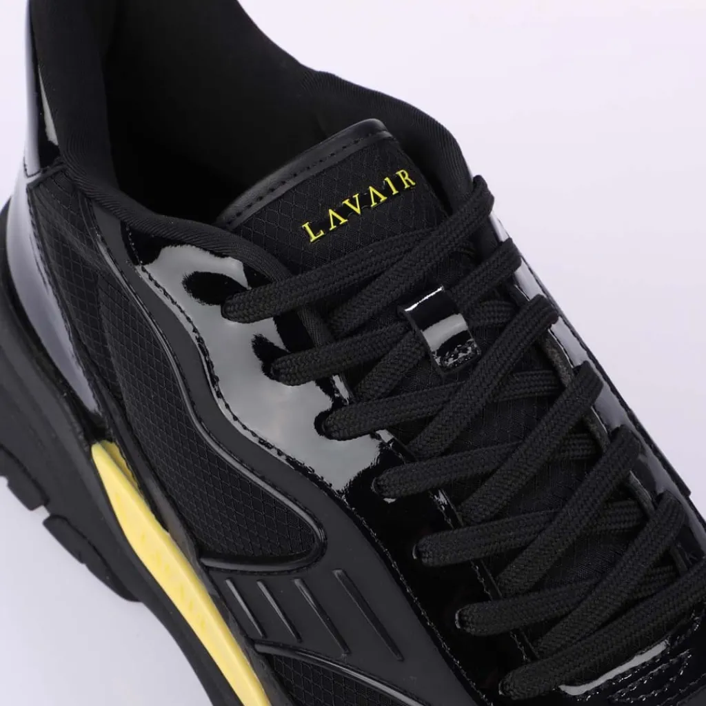 Trainers|Footwear*Lavair Pacific 2.0 Trainers in Black yellow