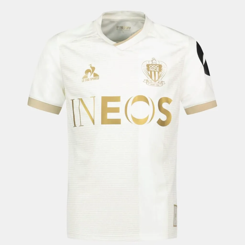 Football And Rugby Clothing*Le Coq Sportif Ogc Nice Away Shirt 2024 2025 Adults in White