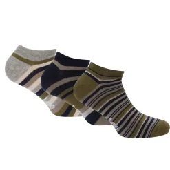 Underwear And Socks*Lee 3 Pack of Trainer Liner Socks in Blue