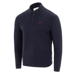 Polo Shirts*Lee Cooper Cooper Long Sleeve Polo in Blue