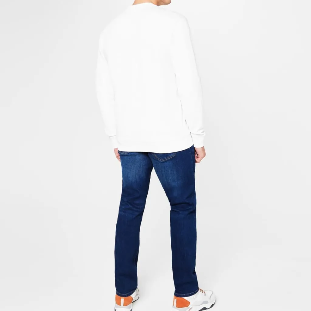 Jeans*Lee Cooper Mens Belted Jeans in Blue