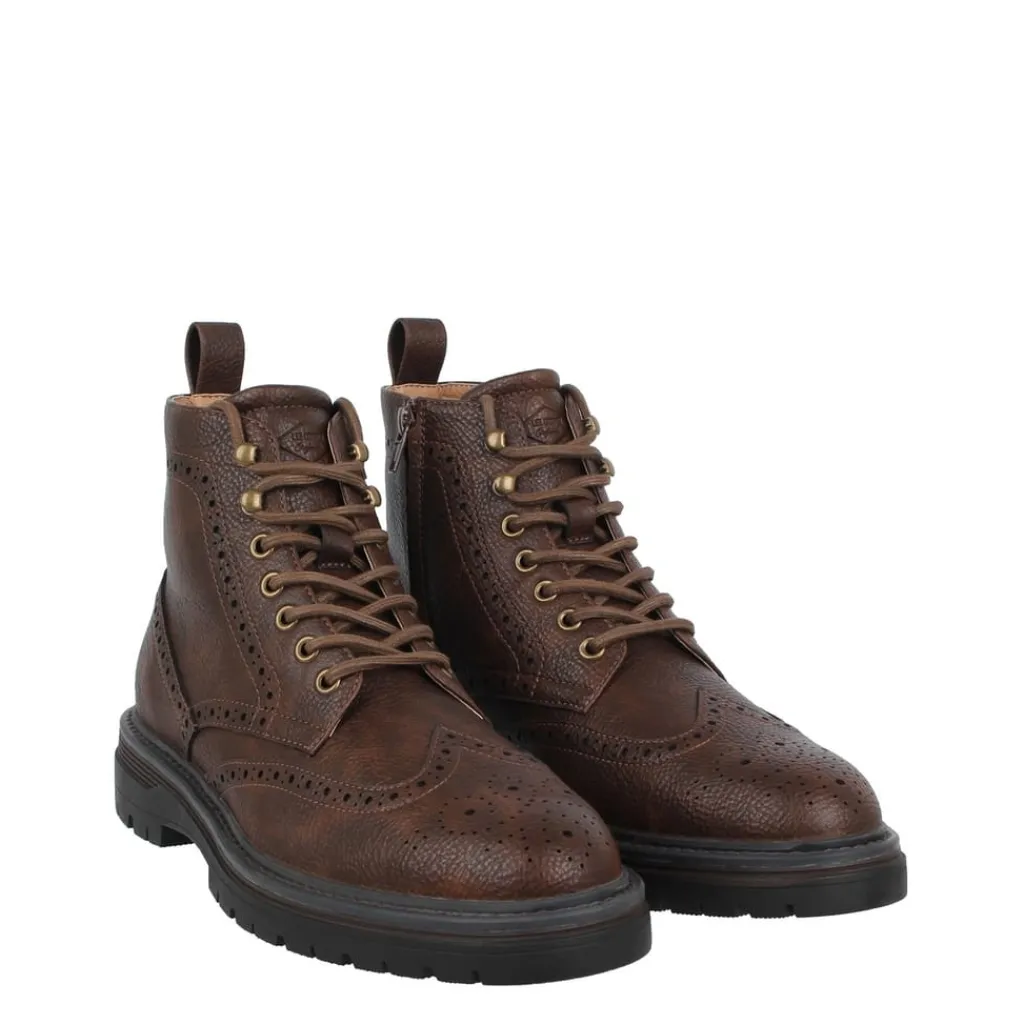 Boots*Lee Cooper Mens Brogue Boots in Brown